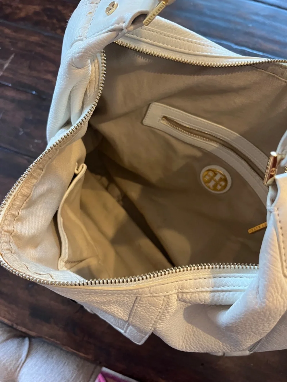 Tory Burch Cream Amanda Bag NEW